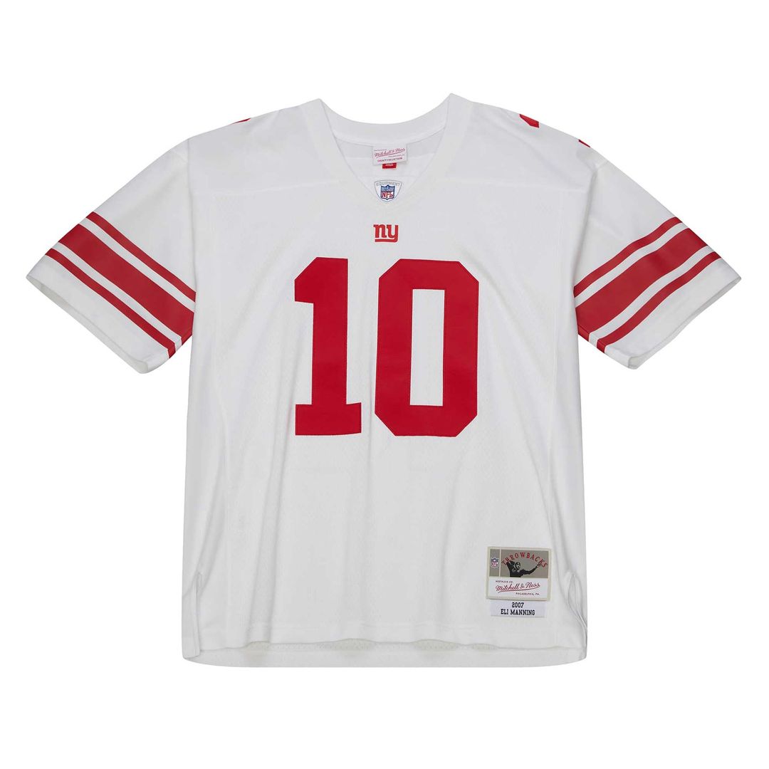 Men's New York Giants Eli Manning Mitchell & Ness White Legacy Replica Jersey
