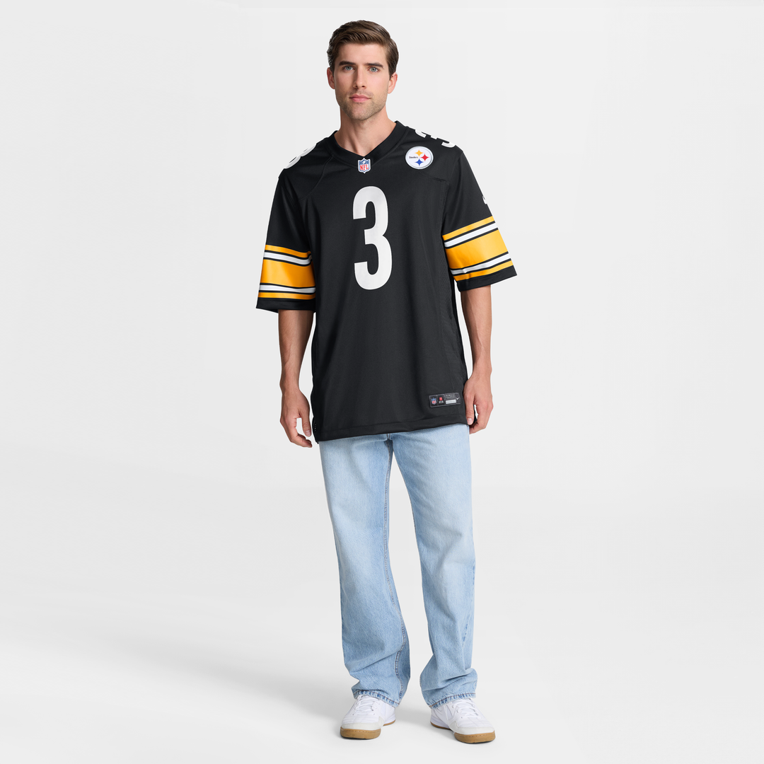 Men's Pittsburgh Steelers Jaquan Brisker Nike Black Team Game Jersey