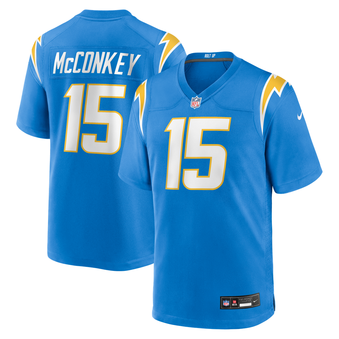 Men's Los Angeles Chargers Ladd McConkey Nike Navy Alternate Super Chargers Game Player Jersey