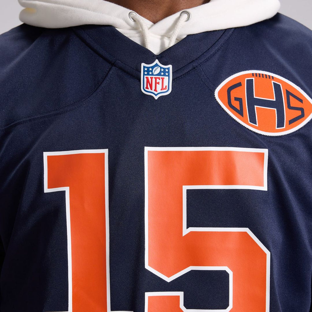 Men's Chicago Bears Rome Odunze Nike Navy 2026 Rivalries Collection Game Jersey