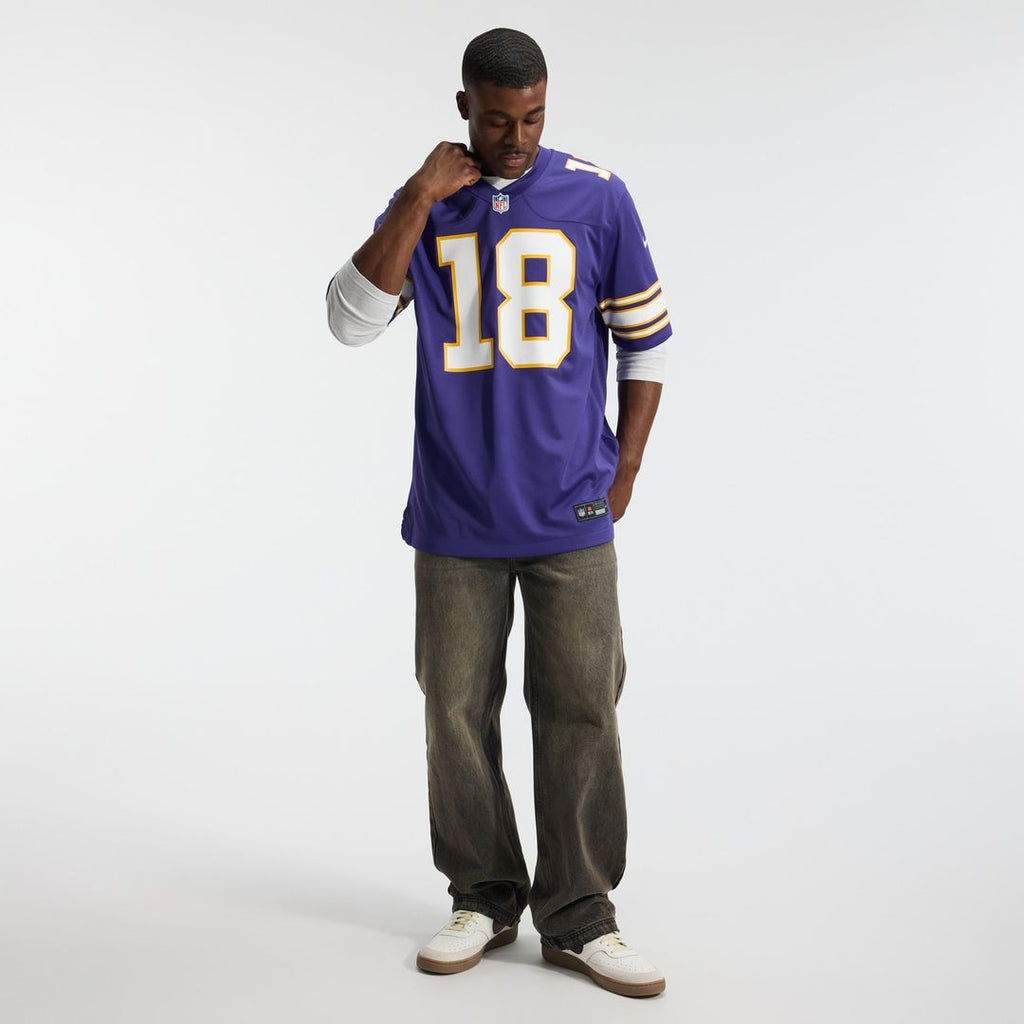 Men's Minnesota Vikings Justin Jefferson Nike Purple Classic Player Game Jersey