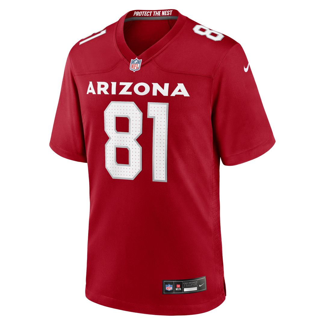 Men's Arizona Cardinals Travis Vokolek Nike  Cardinal Team Game Jersey