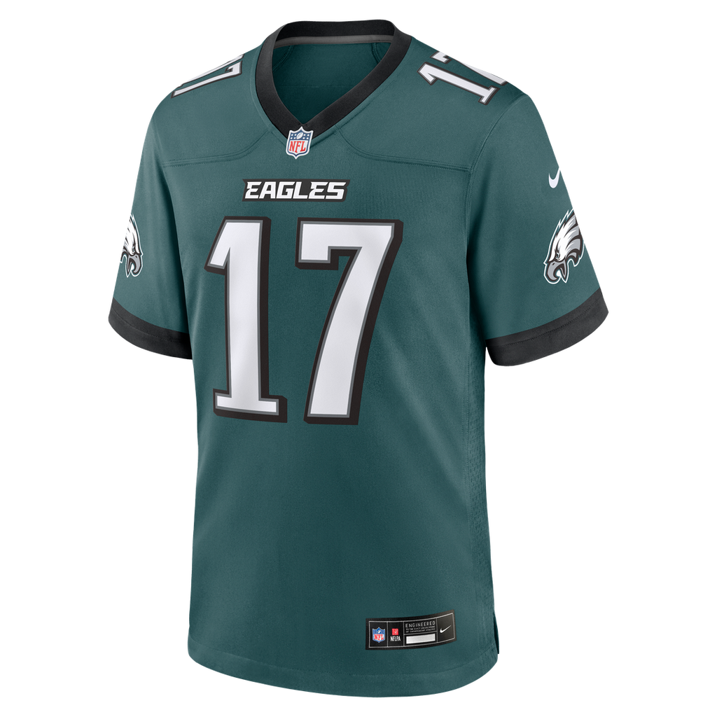 Men's Philadelphia Eagles Arnold Ebiketie Nike  Midnight Green Team Game Jersey