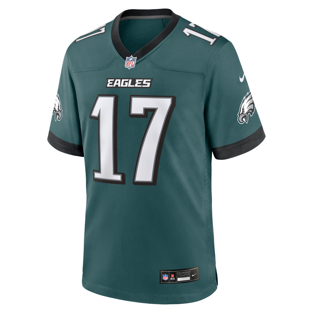 Men's Philadelphia Eagles Arnold Ebiketie Nike  Midnight Green Team Game Jersey
