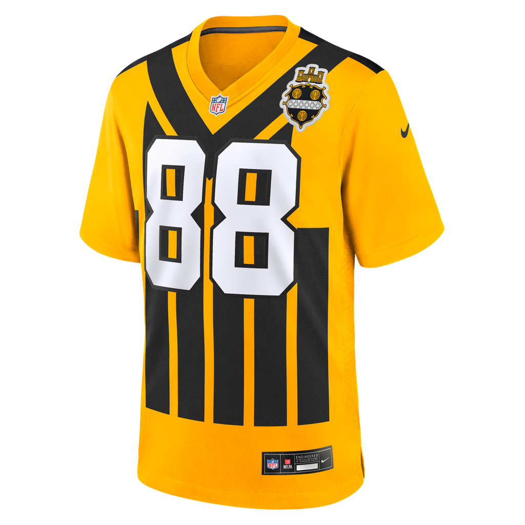 Men's Pittsburgh Steelers Pat Freiermuth Nike Black Game Jersey
