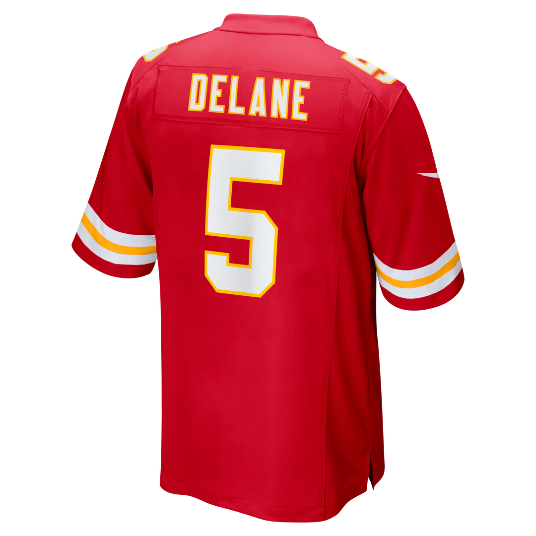 Men's Kansas City Chiefs Mansoor Delane Nike Red Team Game Jersey