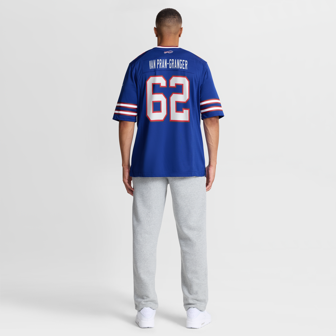 Men's Buffalo Bills Sedrick Van Pran-Granger Nike  Royal Game Jersey