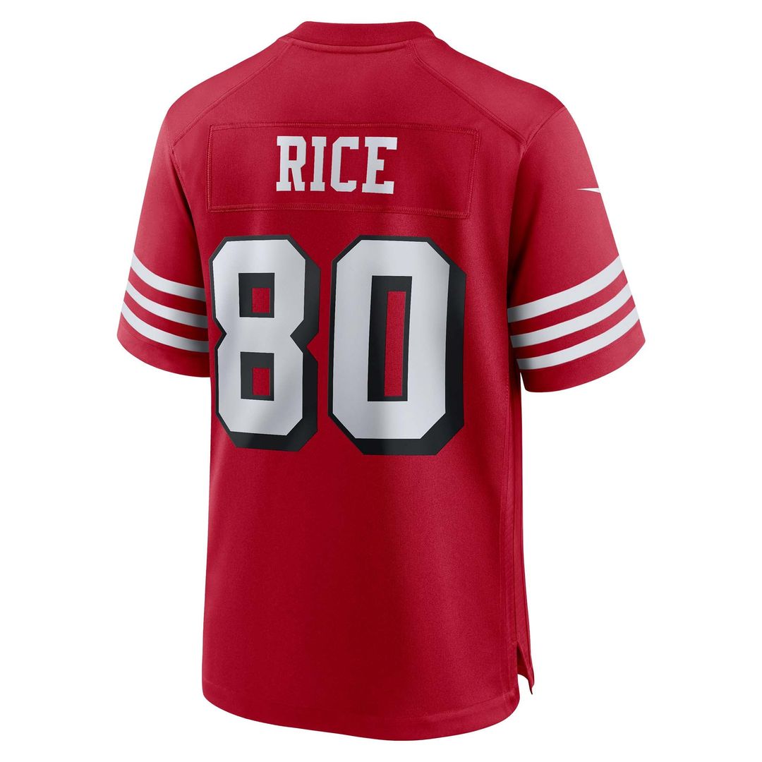 Men's San Francisco 49ers Jerry Rice Nike White Retired Player Game Jersey