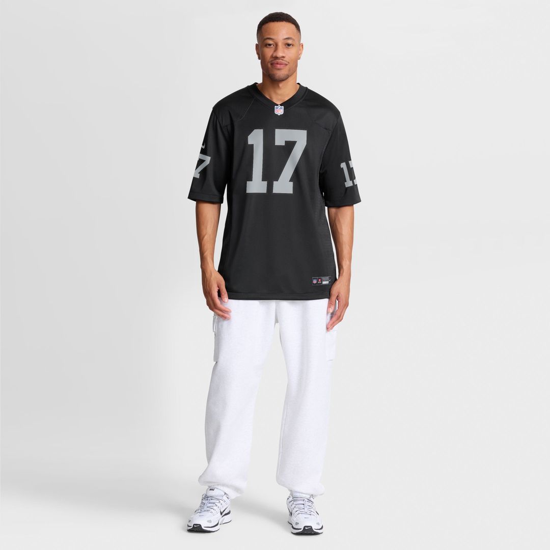 Men's Las Vegas Raiders Nakobe Dean Nike  Black Team Game Jersey