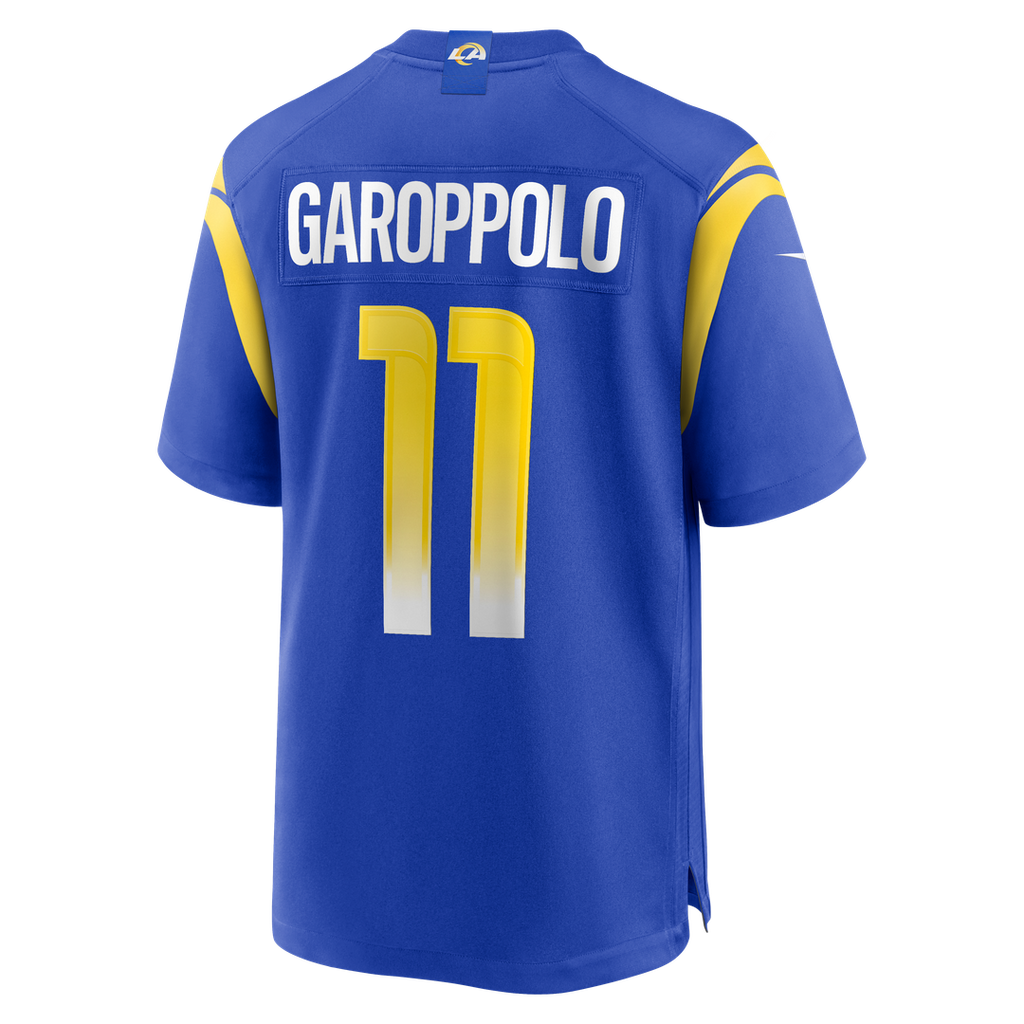 Men's Los Angeles Rams Jimmy Garoppolo Nike  Royal  Game Jersey