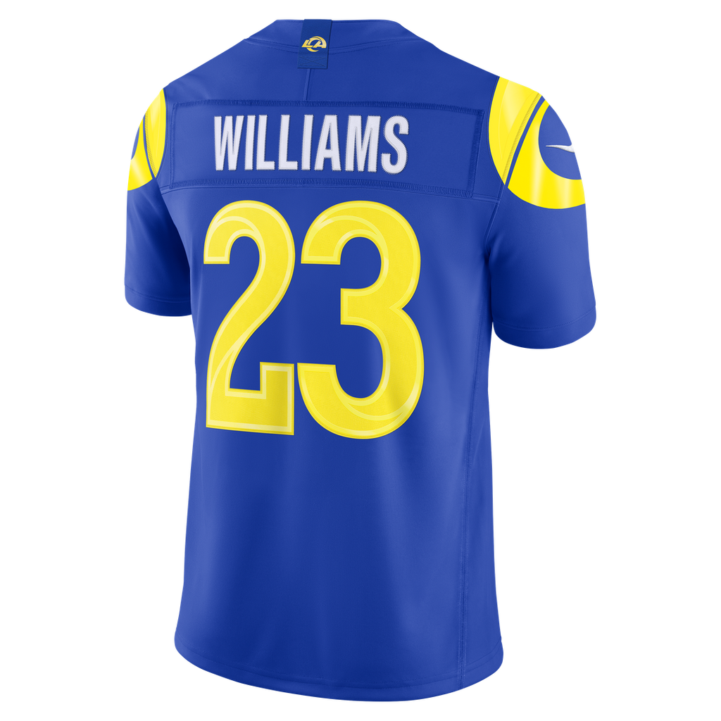 Men's Los Angeles Rams Kyren Williams Nike Royal Team Vapor F.U.S.E. Stitched Limited Jersey
