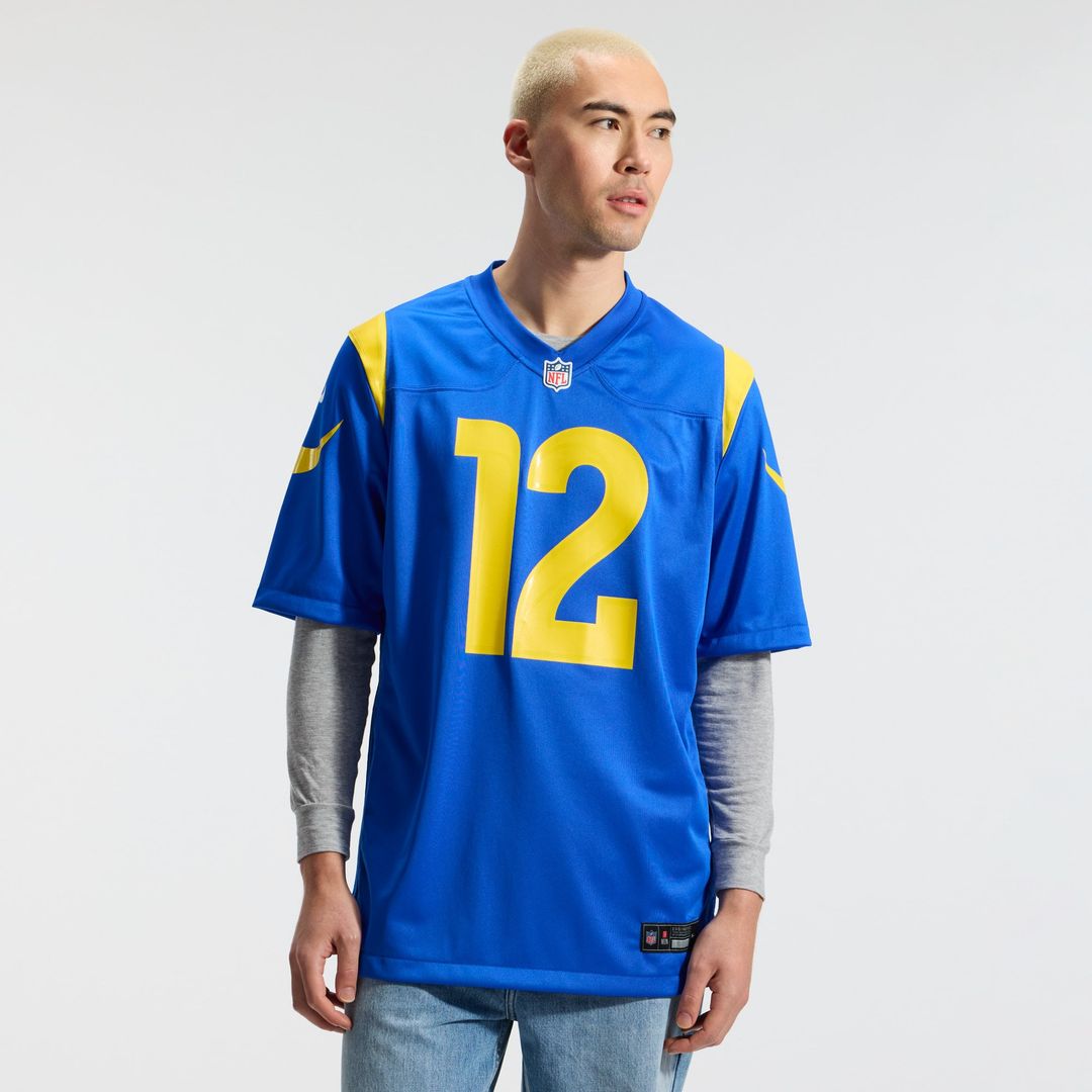 Men's Los Angeles Rams Puka Nacua Nike White White Game Player Jersey