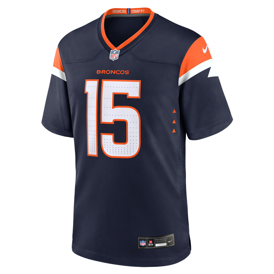 Men's Denver Broncos Nik Bonitto Nike  Navy Alternate Game Jersey