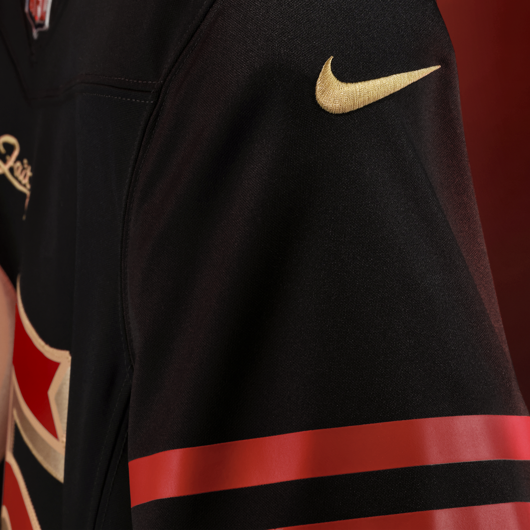 Men's San Francisco 49ers Fred Warner Nike Black Rivalries Collection Stitched Limited Jersey