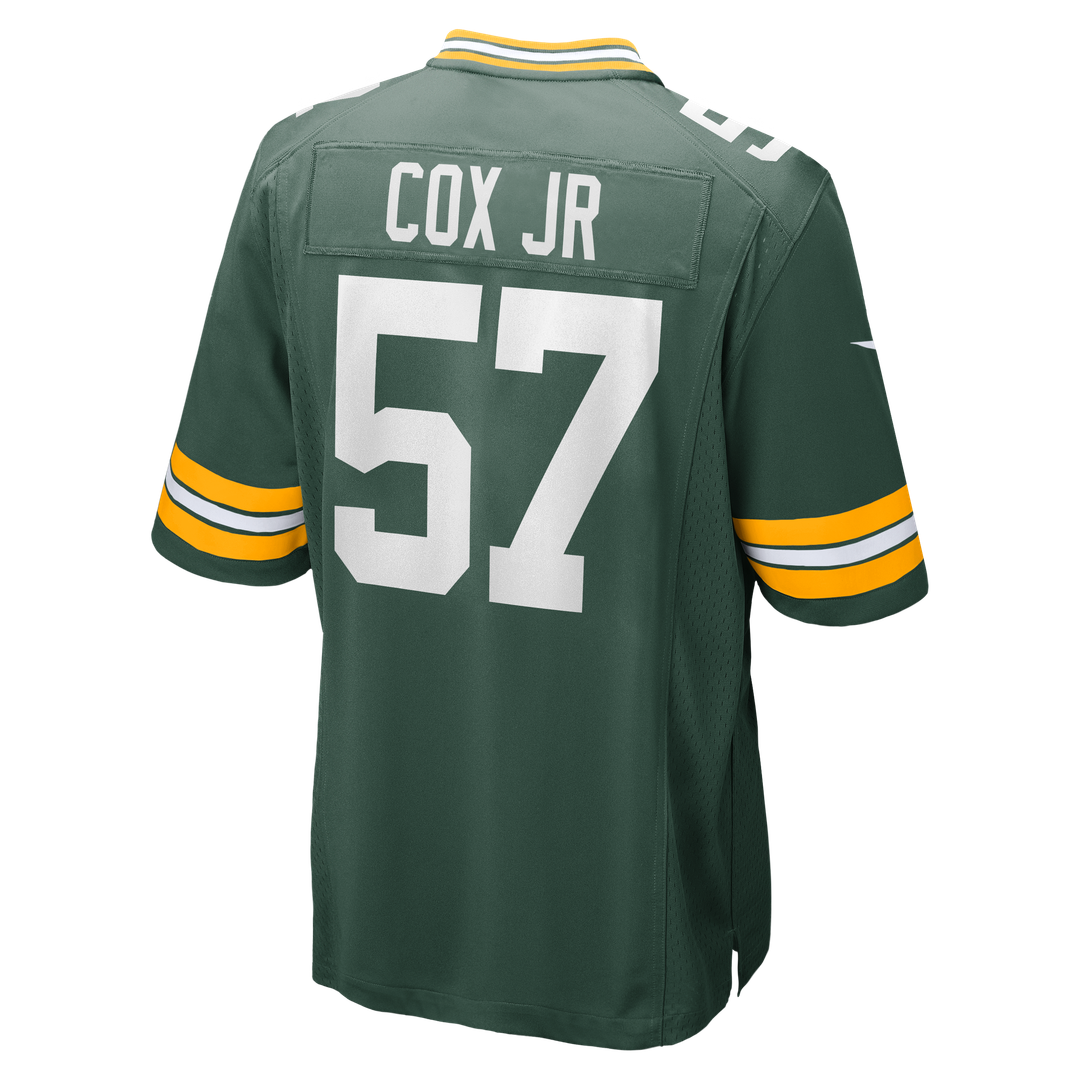 Men's Green Bay Packers Brenton Cox Jr. Nike  Green  Game Jersey