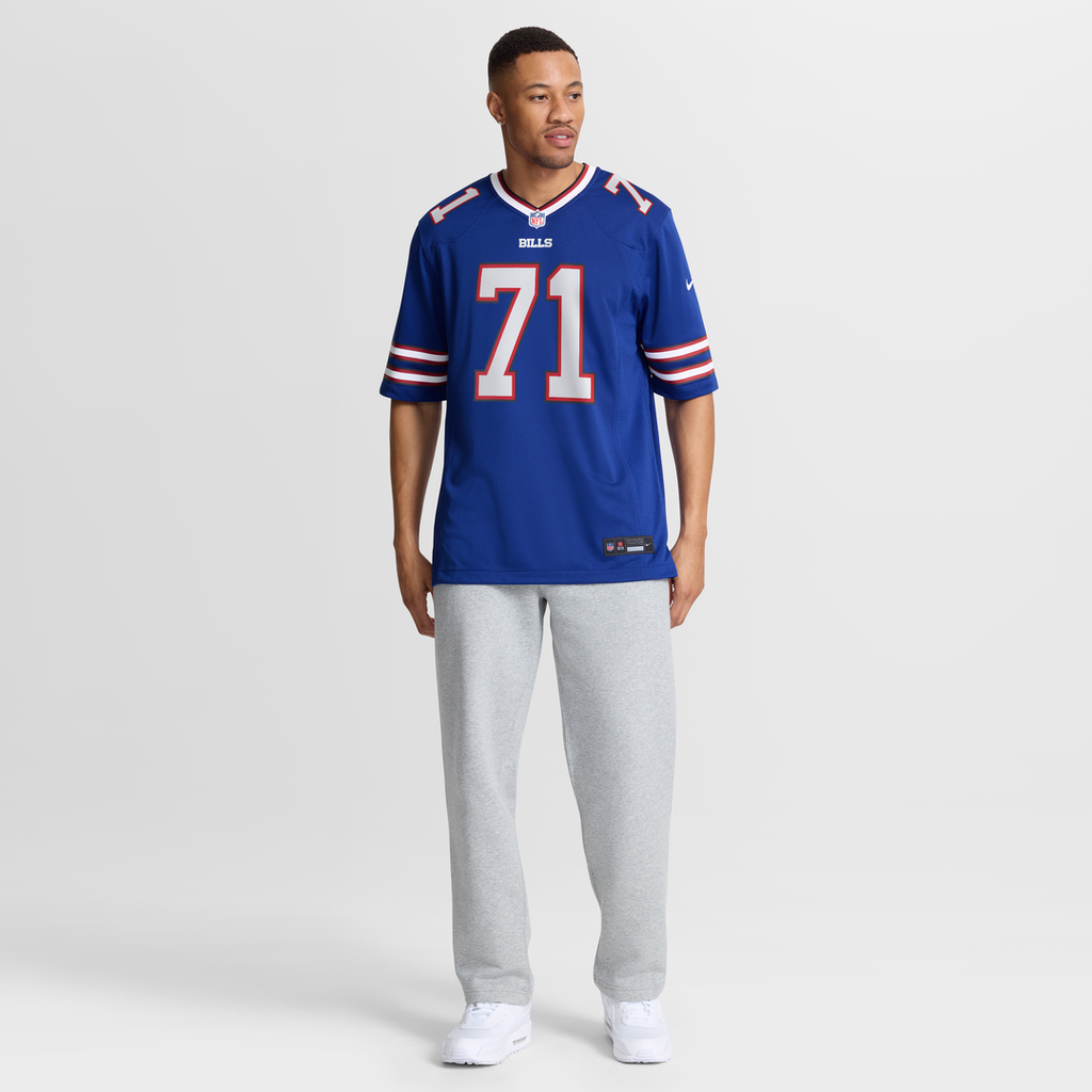 Men's Buffalo Bills Jedrick Wills Jr. Nike Royal Team Game Jersey