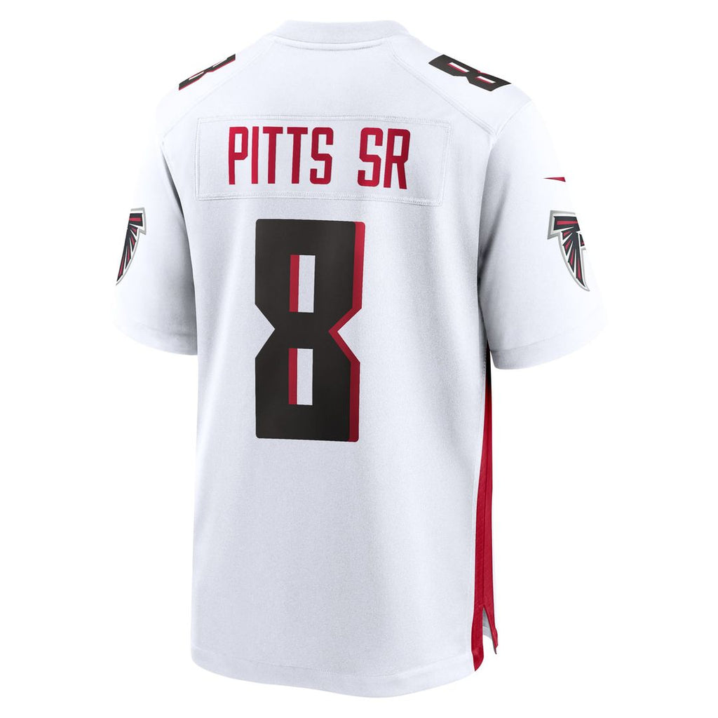 Men's Atlanta Falcons Kyle Pitts Sr. Nike White White  Game Jersey