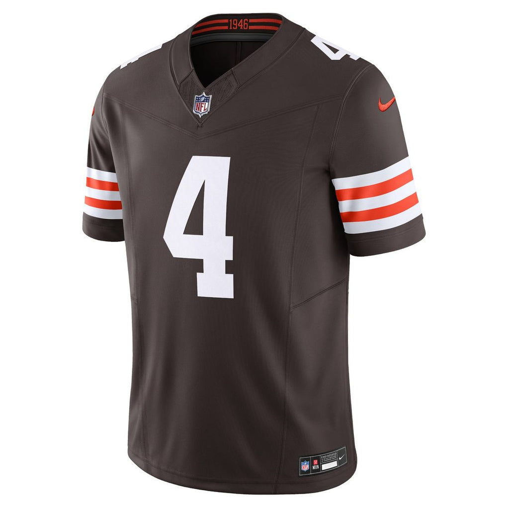 Men's Cleveland Browns Deshaun Watson Nike White Vapor F.U.S.E. Limited Jersey