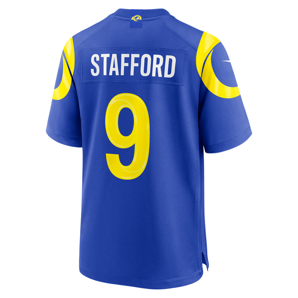 Men's Los Angeles Rams Matthew Stafford Nike Royal Team Game Player Jersey