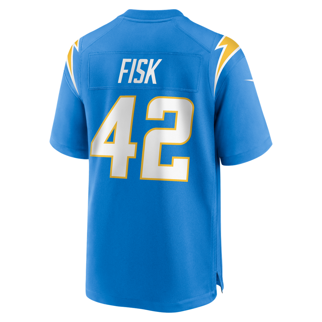 Men's Los Angeles Chargers Tucker Fisk Nike  Powder Blue Team Game Jersey