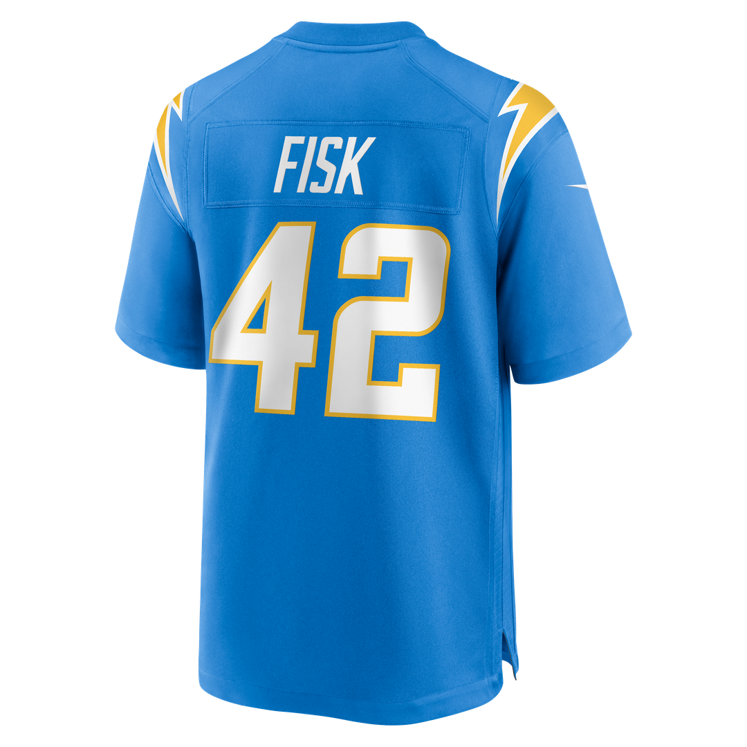 Men's Los Angeles Chargers Tucker Fisk Nike  Powder Blue Team Game Jersey