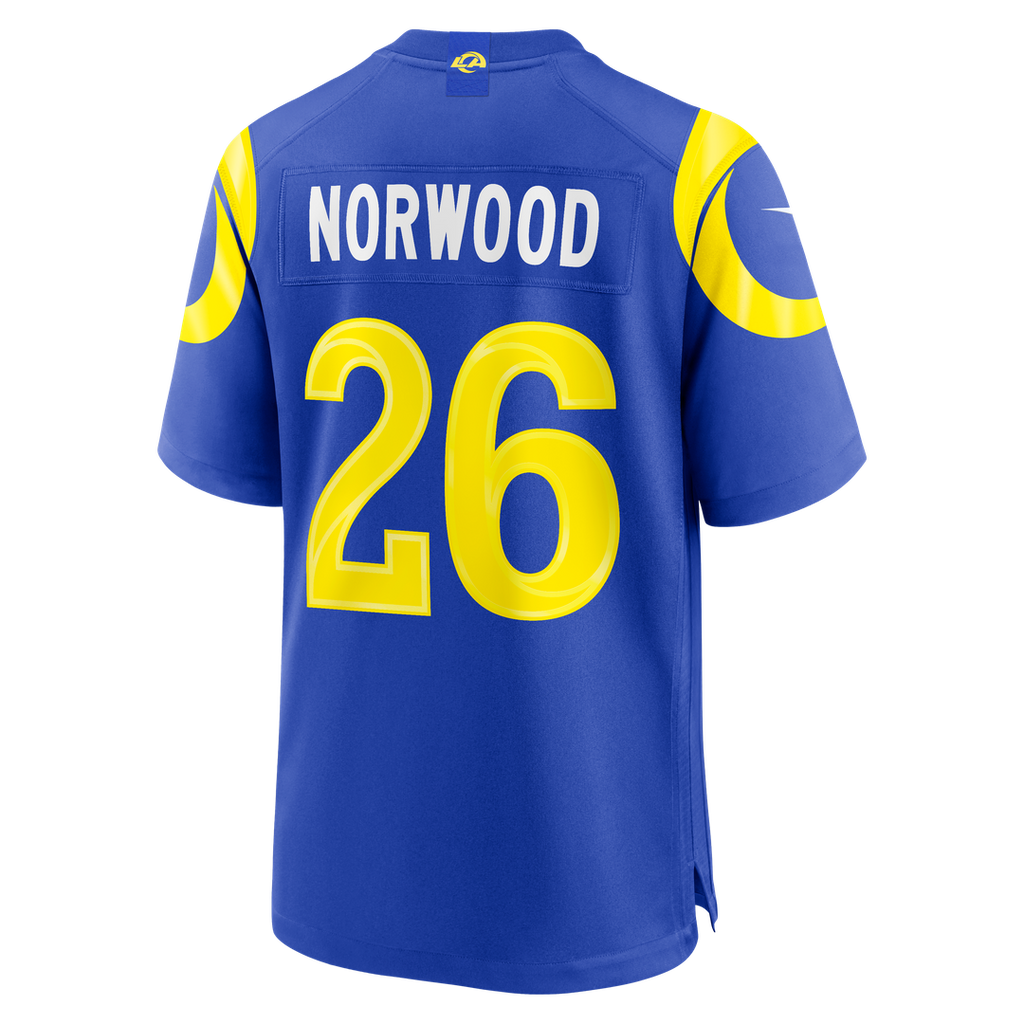 Men's Los Angeles Rams Drey Norwood Nike Royal Game Jersey