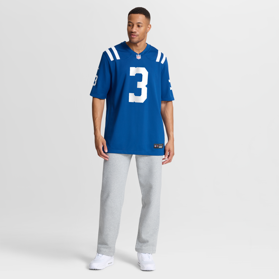 Men's Indianapolis Colts Spencer Shrader Nike  Royal Team Game Jersey