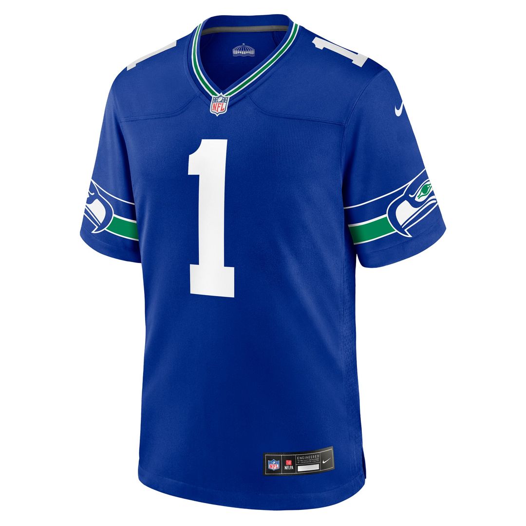 Men's Seattle Seahawks Warren Moon Nike Royal Retired Player Alternate Game Jersey