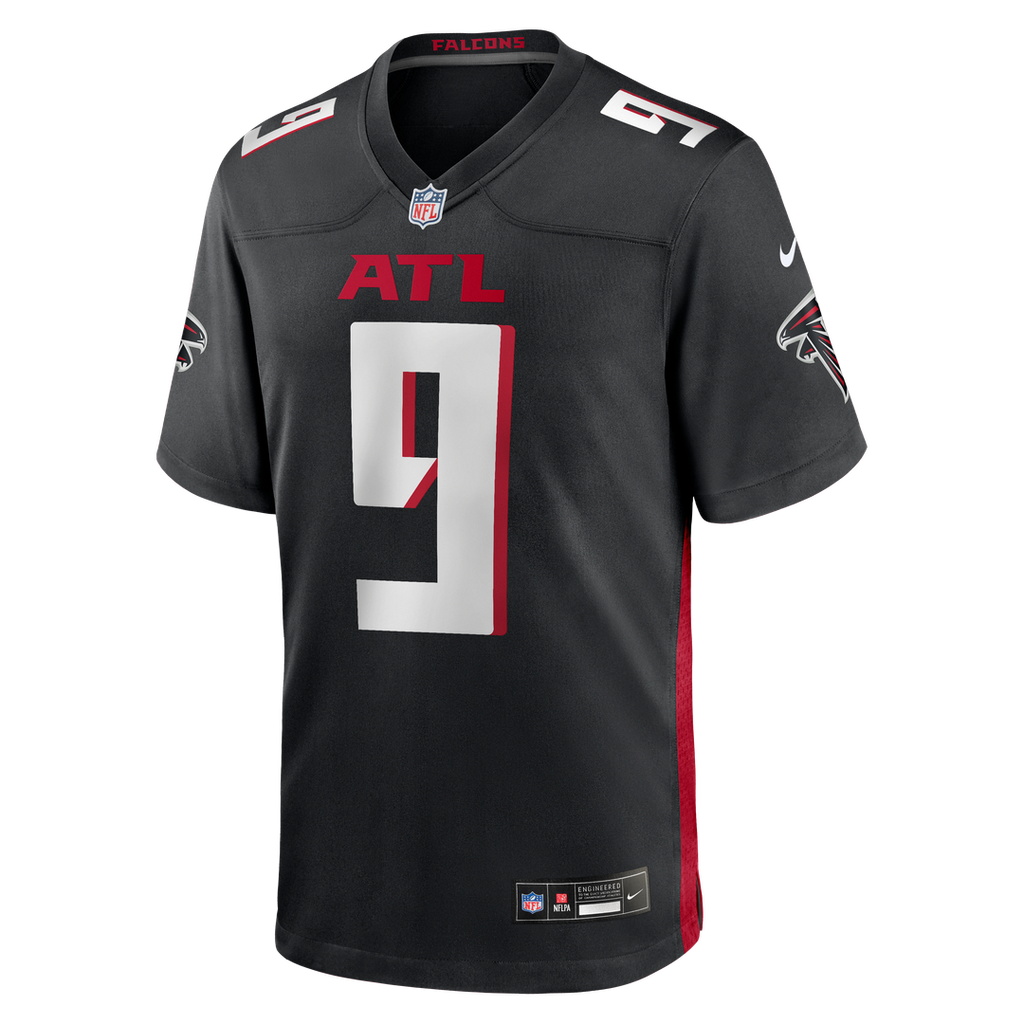 Men's Atlanta Falcons Michael Penix Jr. Nike Black  Player Game Jersey