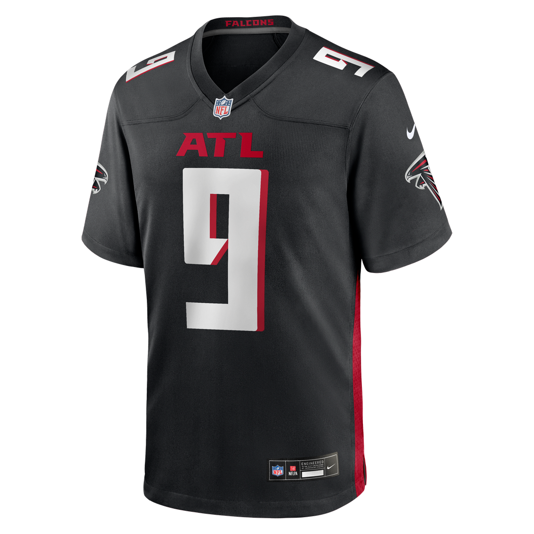 Men's Atlanta Falcons Michael Penix Jr. Nike Black  Player Game Jersey