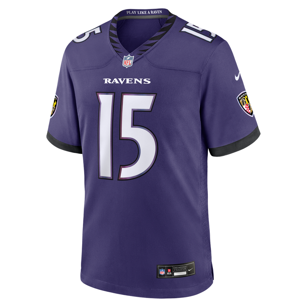 Men's Baltimore Ravens Mike Green Nike Purple Team Game Jersey