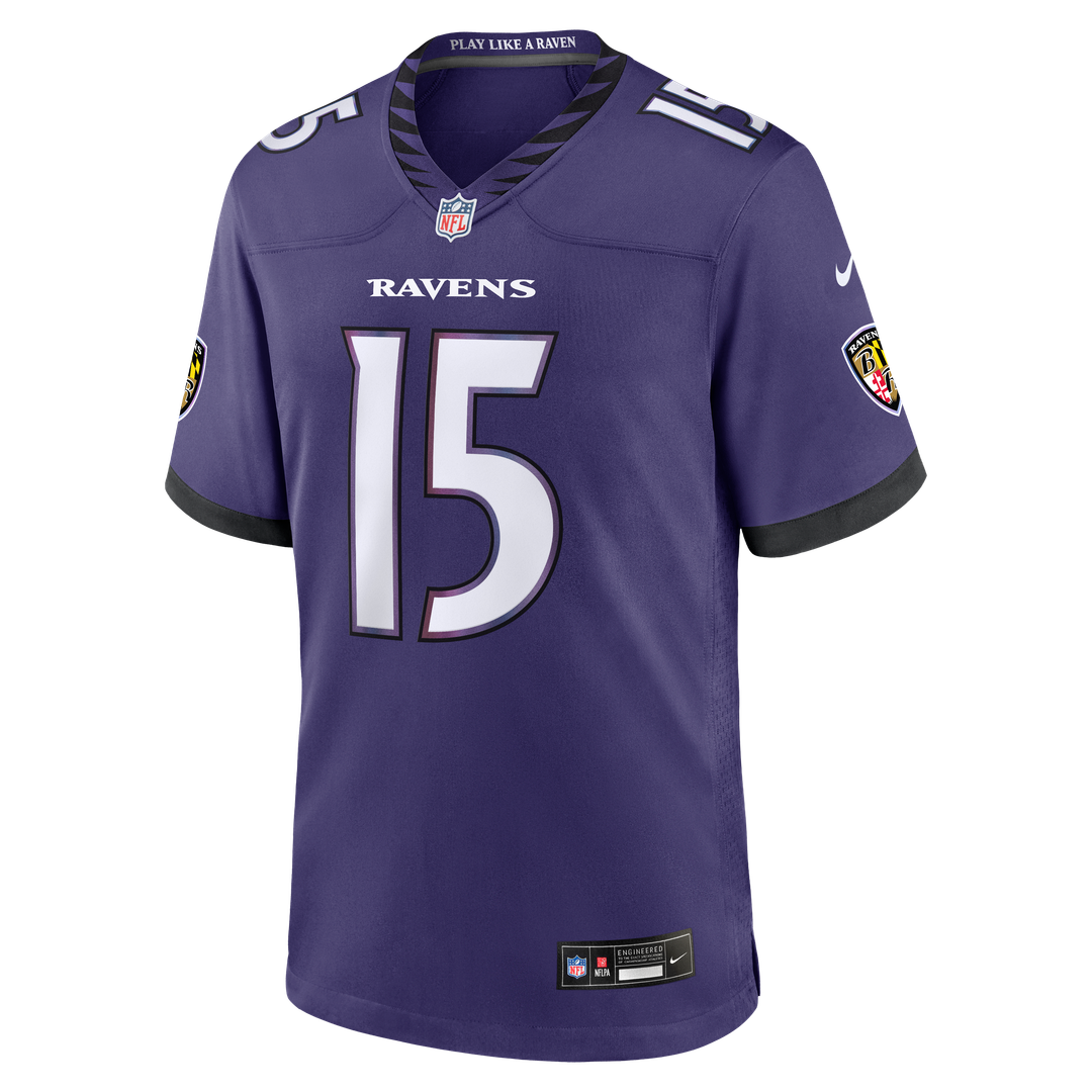 Men's Baltimore Ravens Mike Green Nike Purple Team Game Jersey