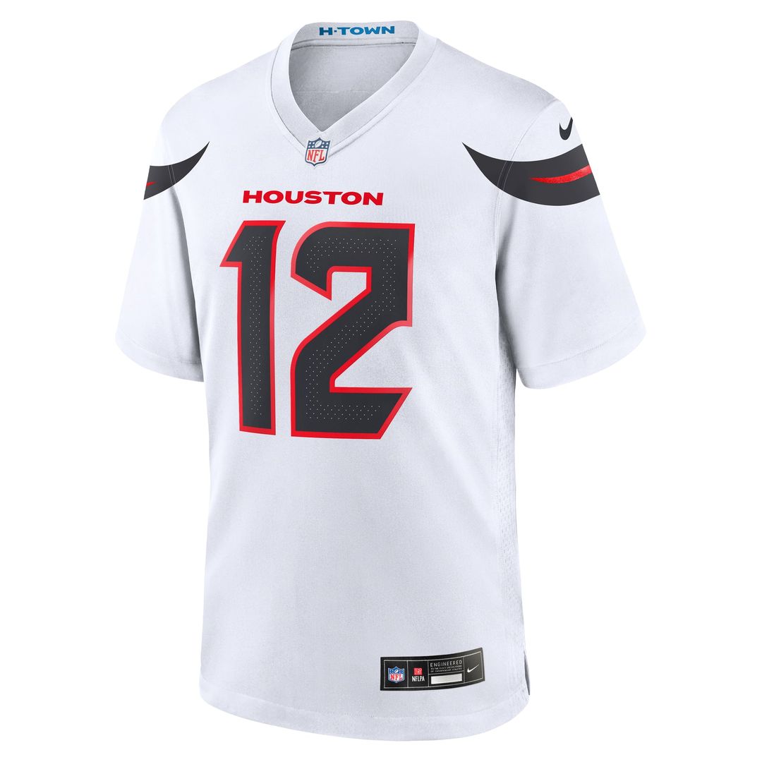 Men's Houston Texans Nico Collins Nike Navy Game Jersey