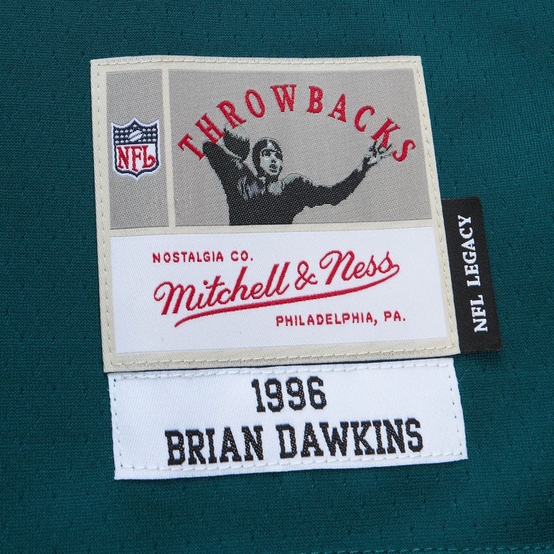 Men's Philadelphia Eagles Brian Dawkins Mitchell & Ness Black Legacy Replica Jersey