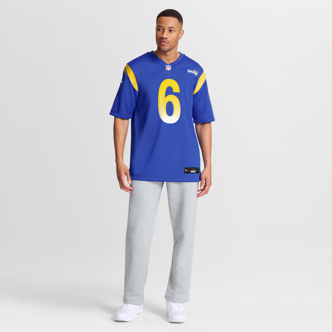 Men's Los Angeles Rams Nick Hampton Nike  Royal Team Game Jersey