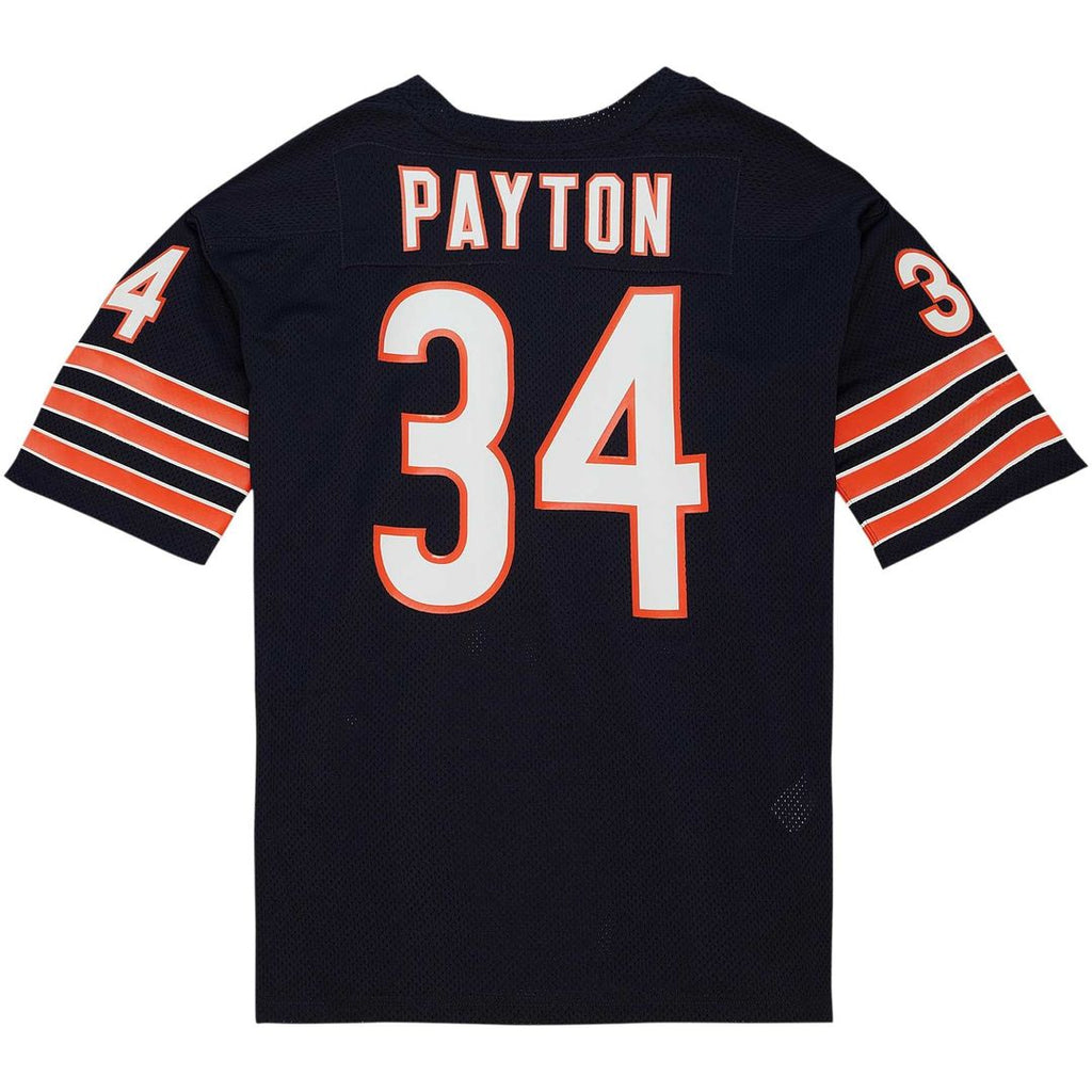 Men's Chicago Bears 1985 Walter Payton Mitchell & Ness White Authentic Throwback Retired Player Jersey
