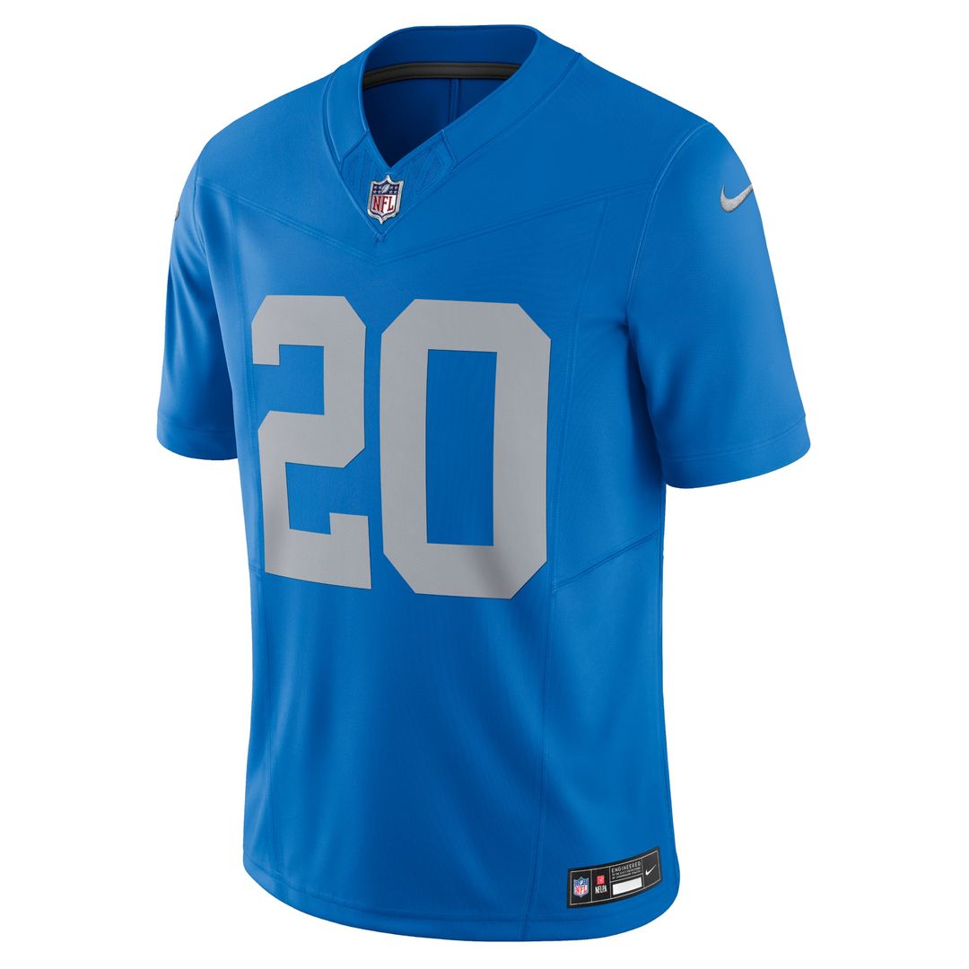 Men's Detroit Lions Barry Sanders Nike Blue Vapor F.U.S.E. Alternate Limited Jersey