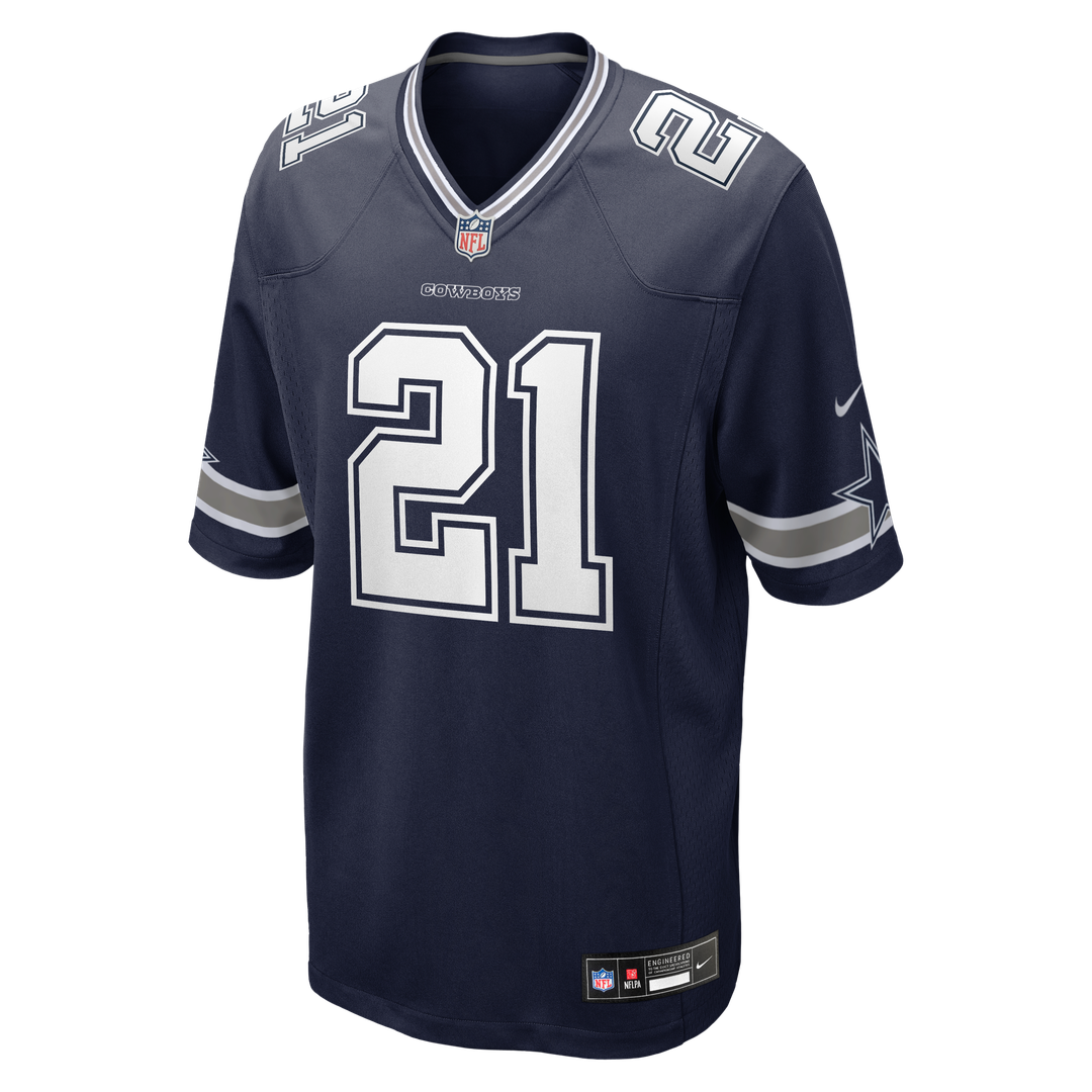 Men's Dallas Cowboys Deion Sanders Nike  Navy Team Retired Player Game Jersey