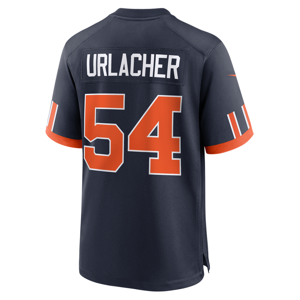Men's Chicago Bears Brian Urlacher Nike Navy 2026 Rivalries Collection Game Jersey