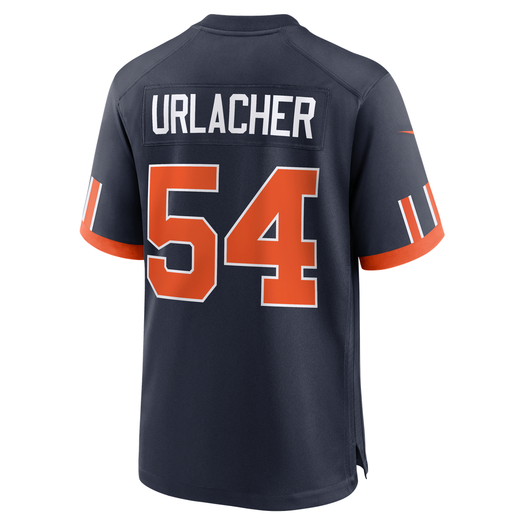 Men's Chicago Bears Brian Urlacher Nike Navy 2026 Rivalries Collection Game Jersey
