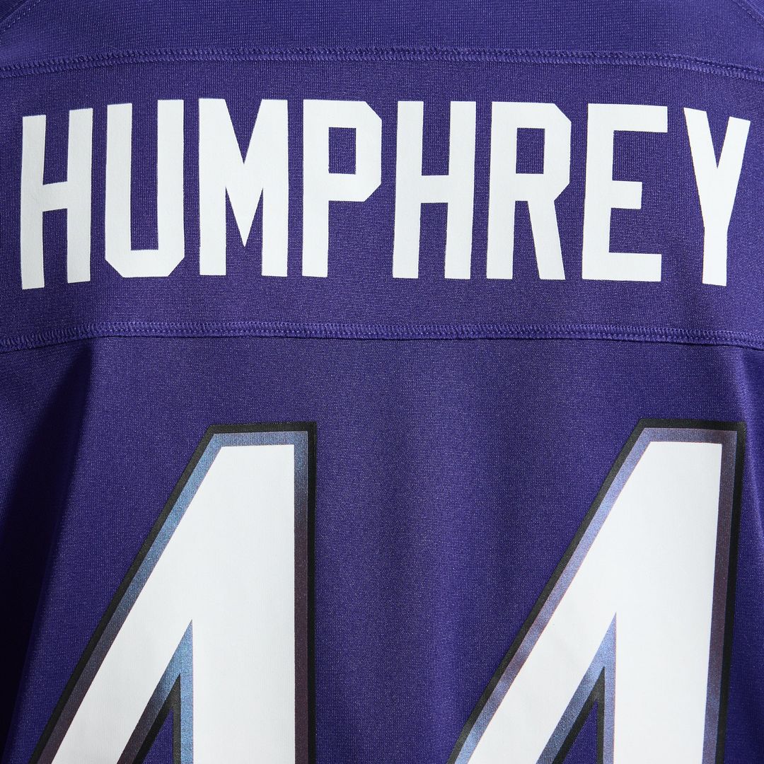 Men's Baltimore Ravens Marlon Humphrey Nike Purple Team Game Jersey
