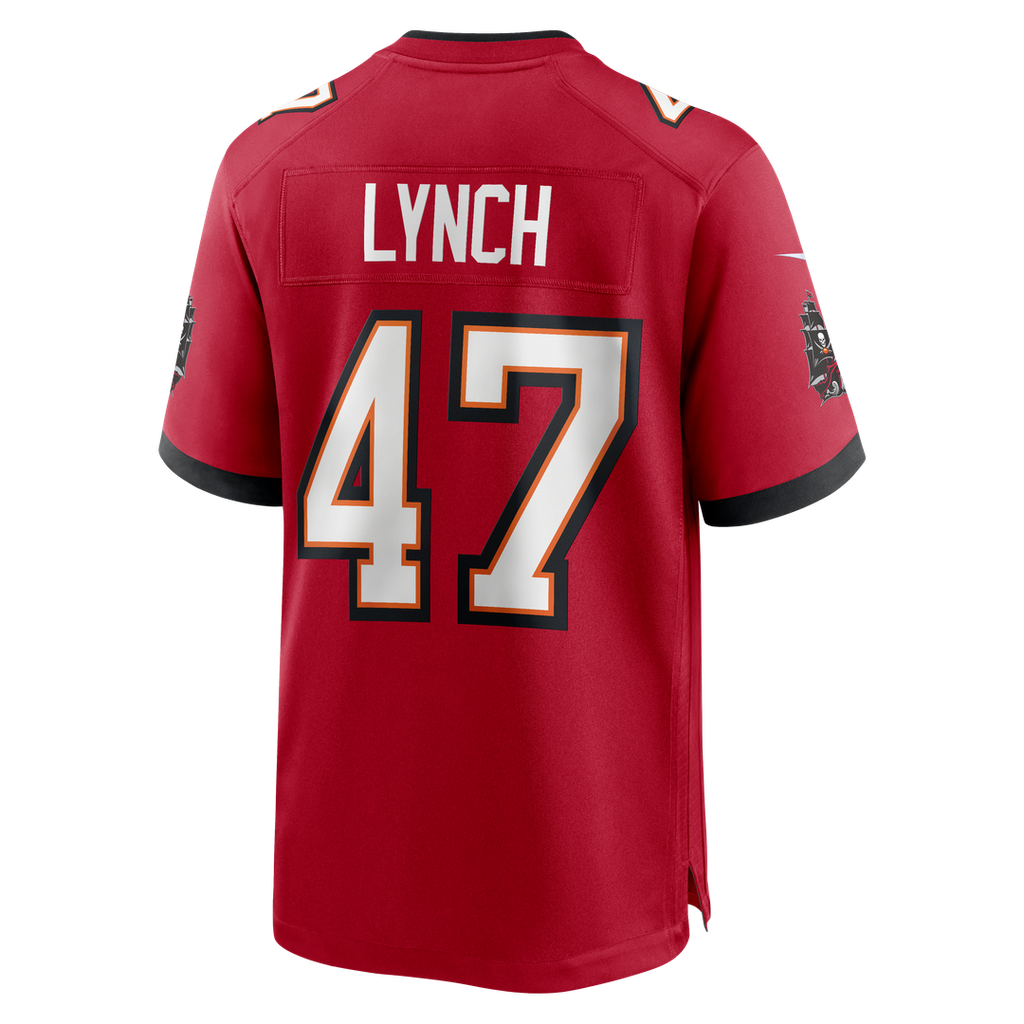 Men's Tampa Bay Buccaneers John Lynch Nike Red Game Retired Player Jersey