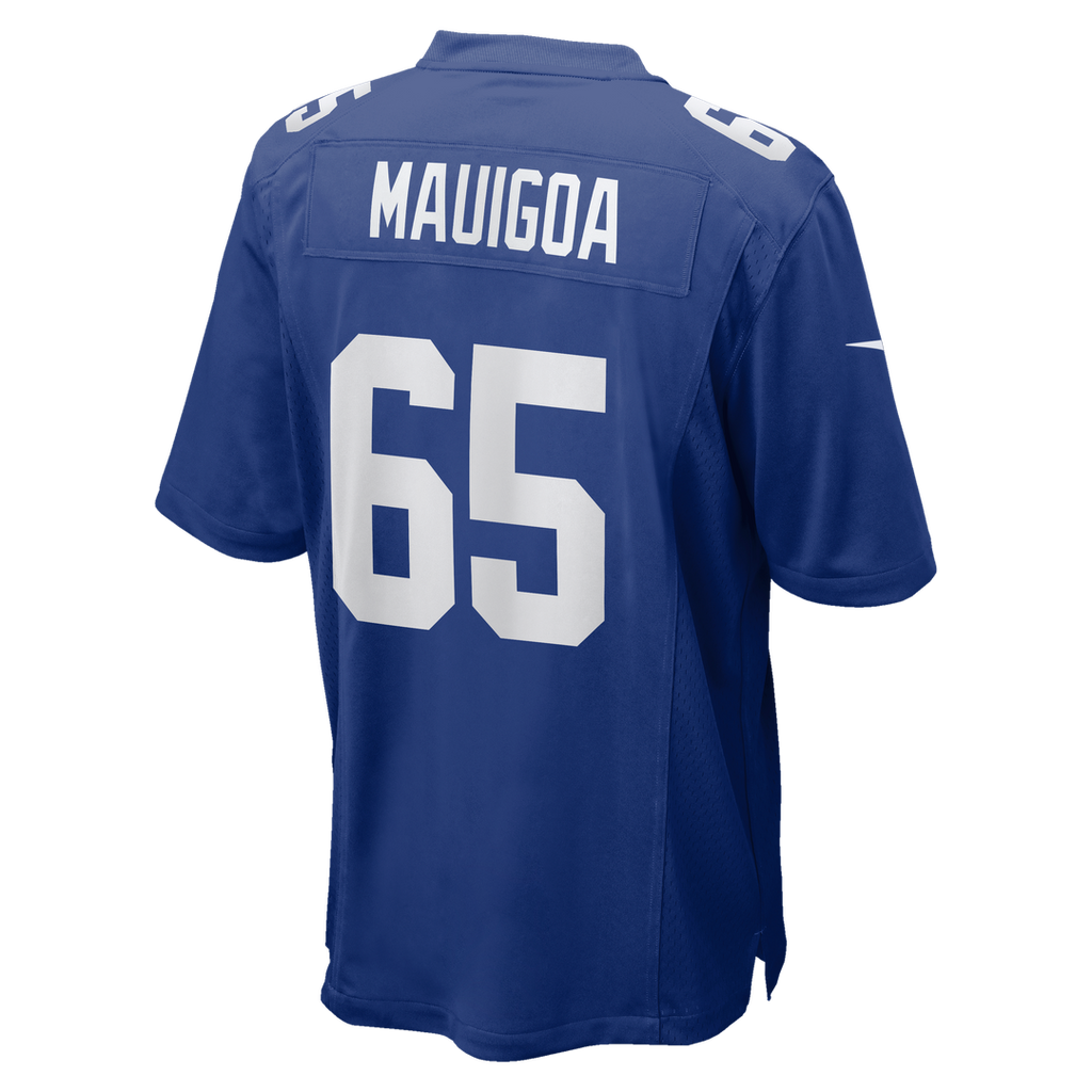 Men's New York Giants Francis Mauigoa Nike Royal Team Game Jersey