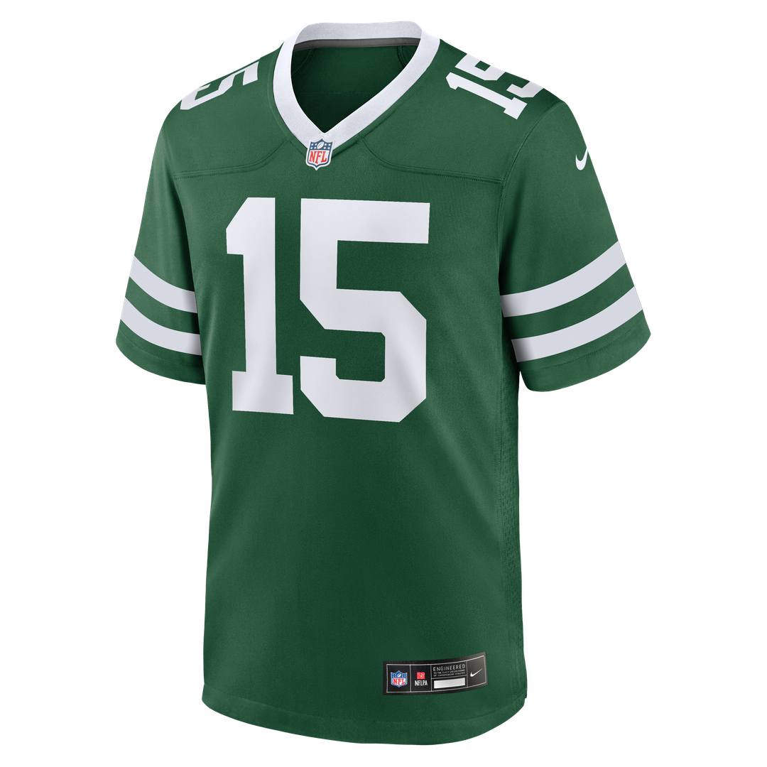 Men's New York Jets Adonai Mitchell Nike Legacy Green Team  Game Jersey