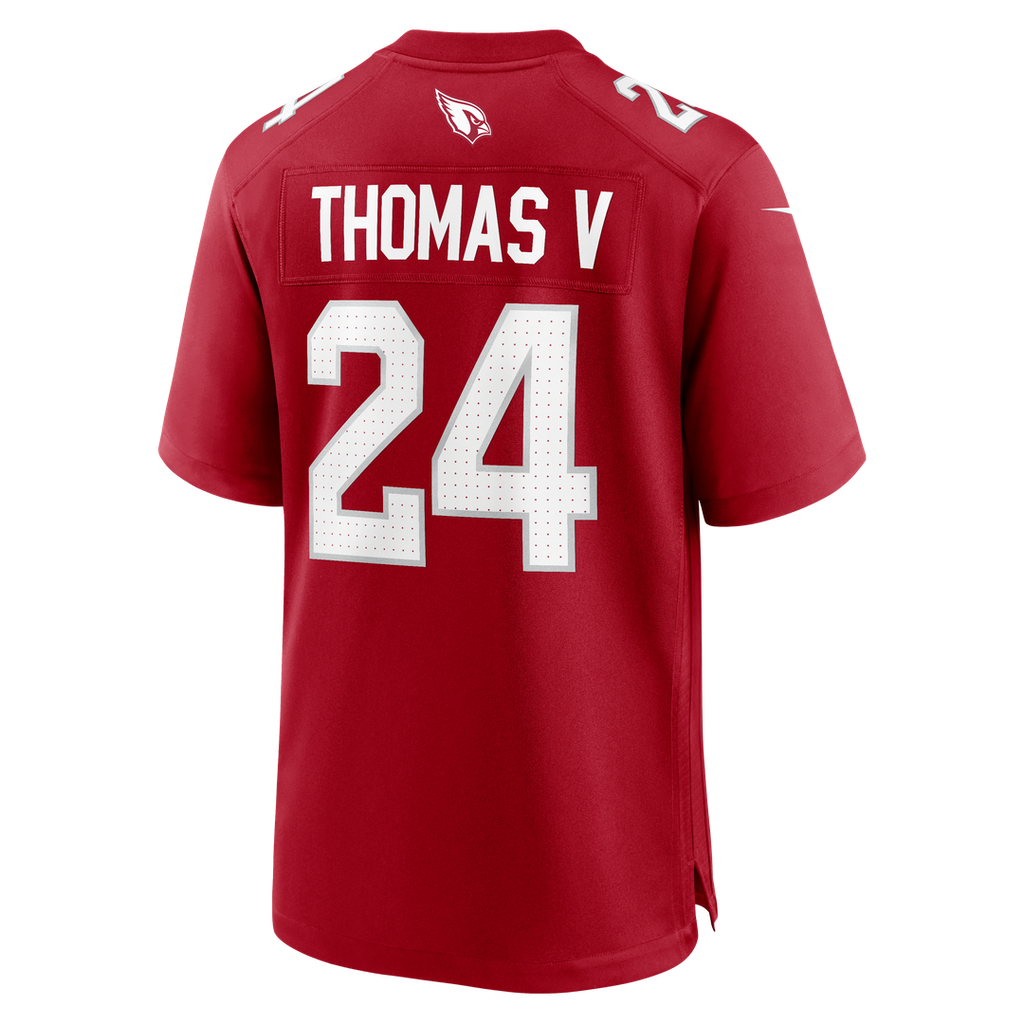 Men's Arizona Cardinals Starling Thomas V Nike  Cardinal Team Game Jersey