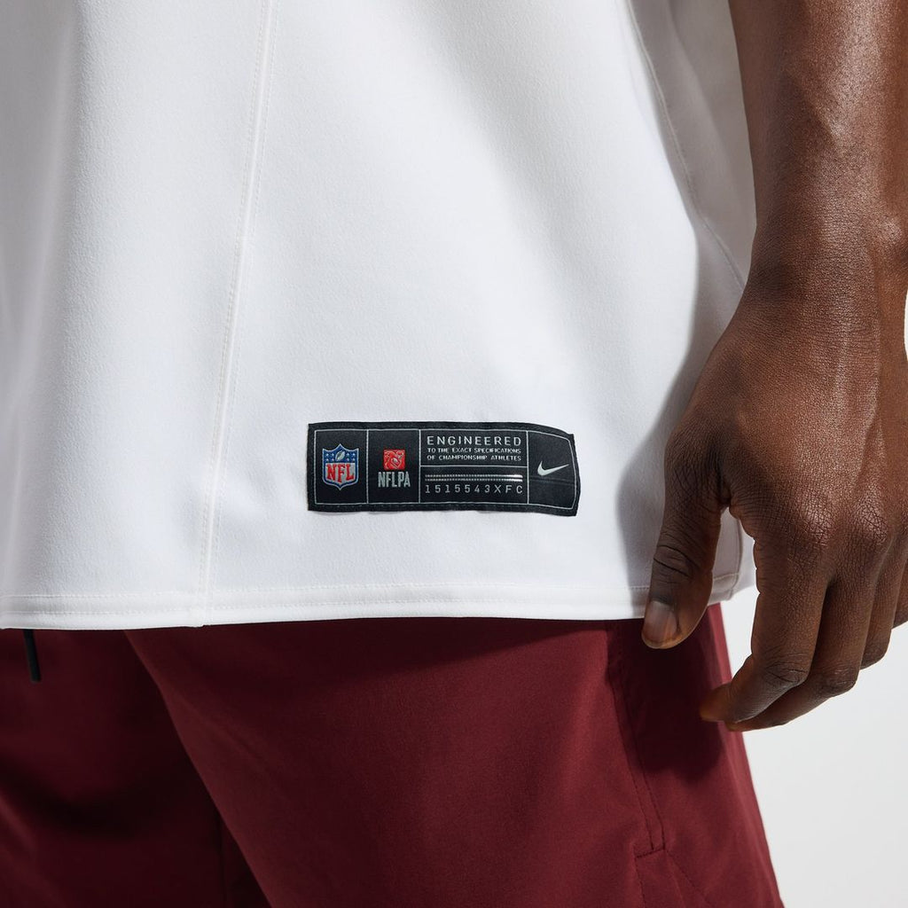 Men's Washington Commanders Jayden Daniels Nike White Alternate 2 Super Bowl Era Vapor F.U.S.E. Elite Jersey