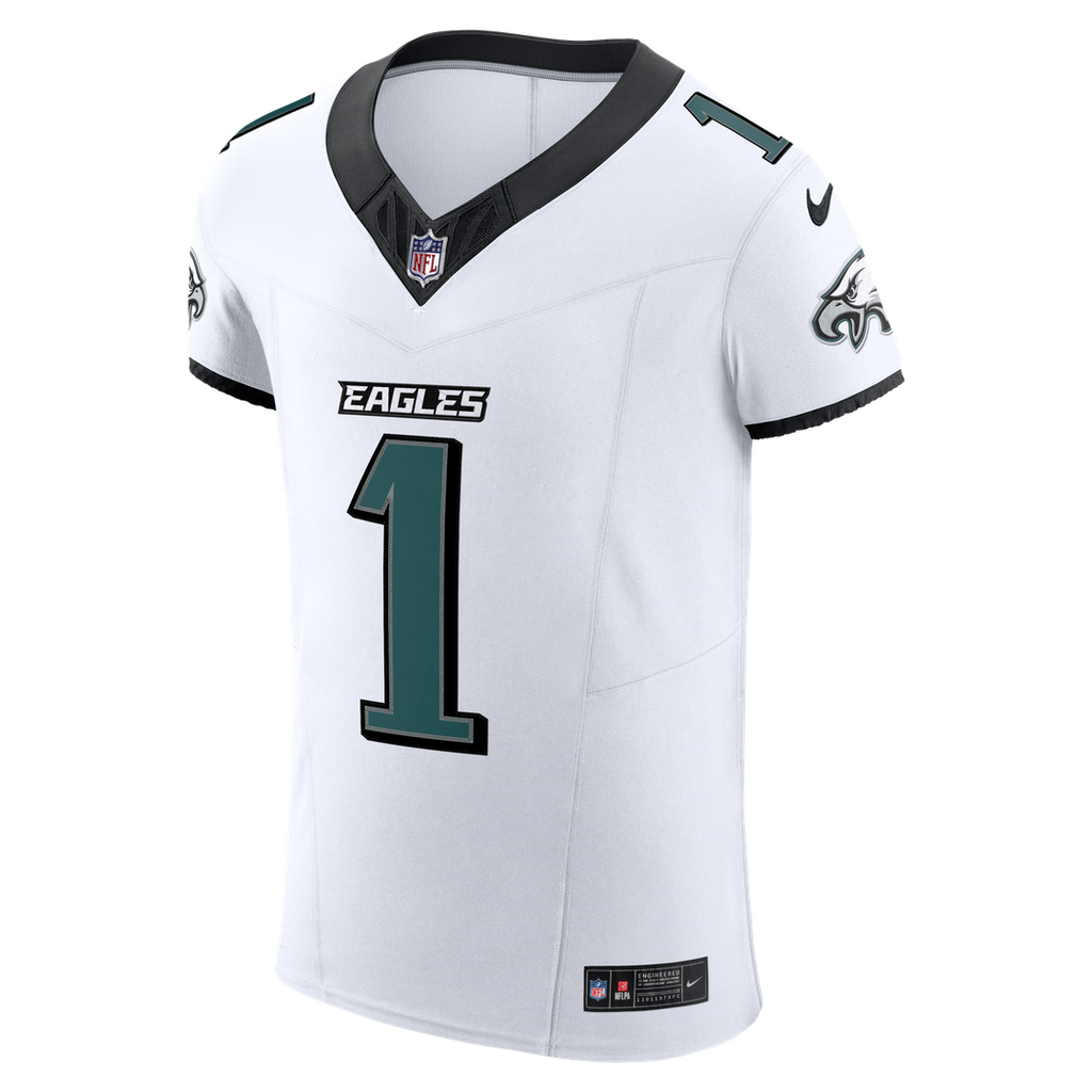 Men's Philadelphia Eagles Jalen Hurts Nike White Vapor F.U.S.E. Elite Jersey