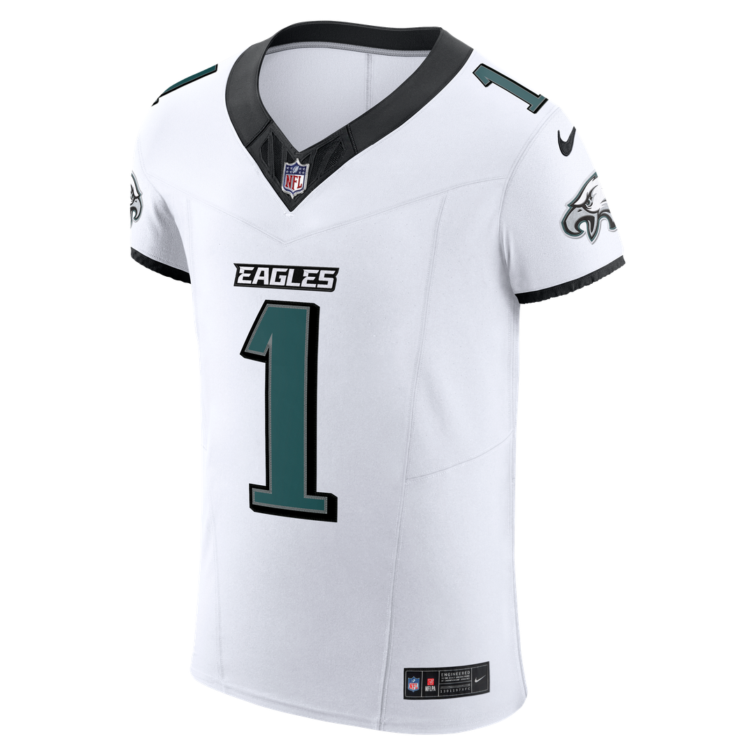 Men's Philadelphia Eagles Jalen Hurts Nike White Vapor F.U.S.E. Elite Jersey