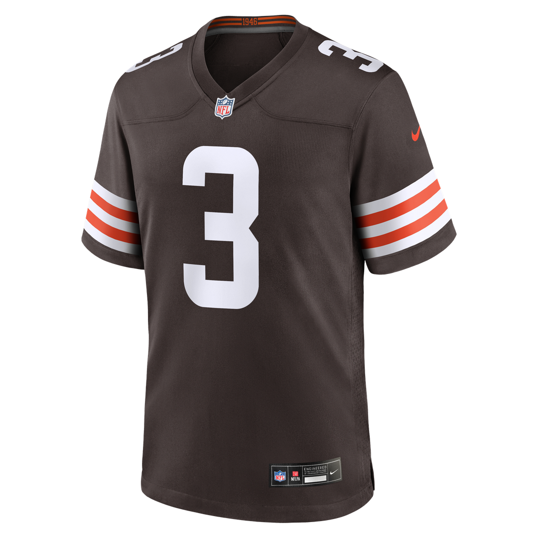 Men's Cleveland Browns Marquise Goodwin Nike  Brown Team Game Jersey