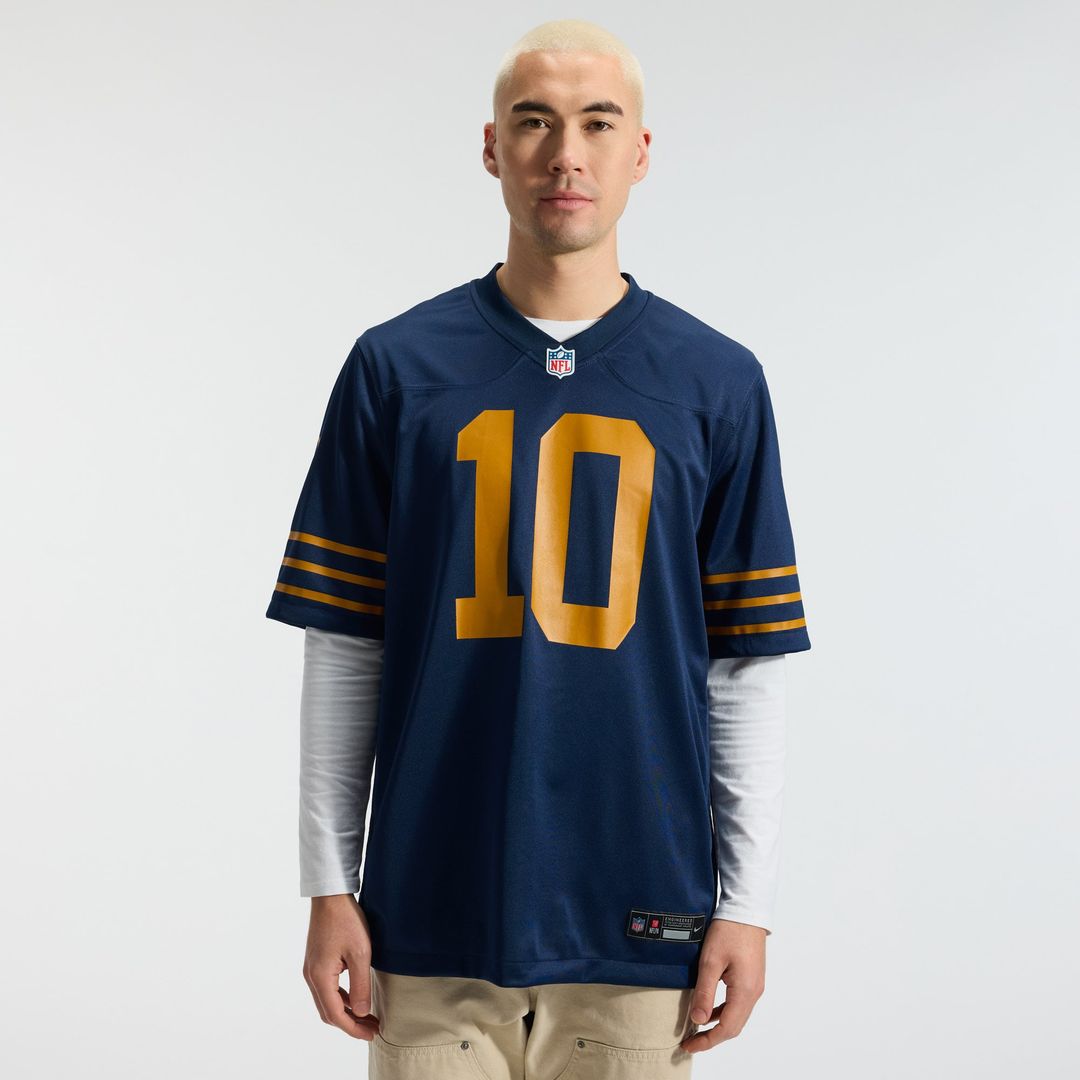 Men's Green Bay Packers Jordan Love Nike Navy The 1923 Classic Game Jersey
